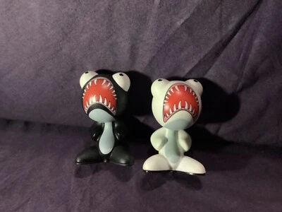 UB Funkeys nibble- White, Black LOT 2 figures - PC game character- Very Rare - Image 1 of 2