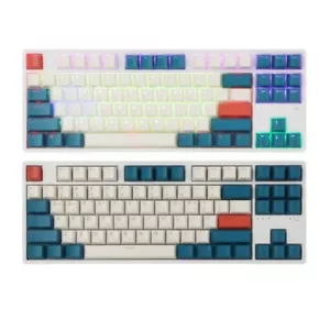 ABKO KN01C TENKEYLESS PBT CONTACTLESS KEYBOARD BLUE / Express - Picture 1 of 1