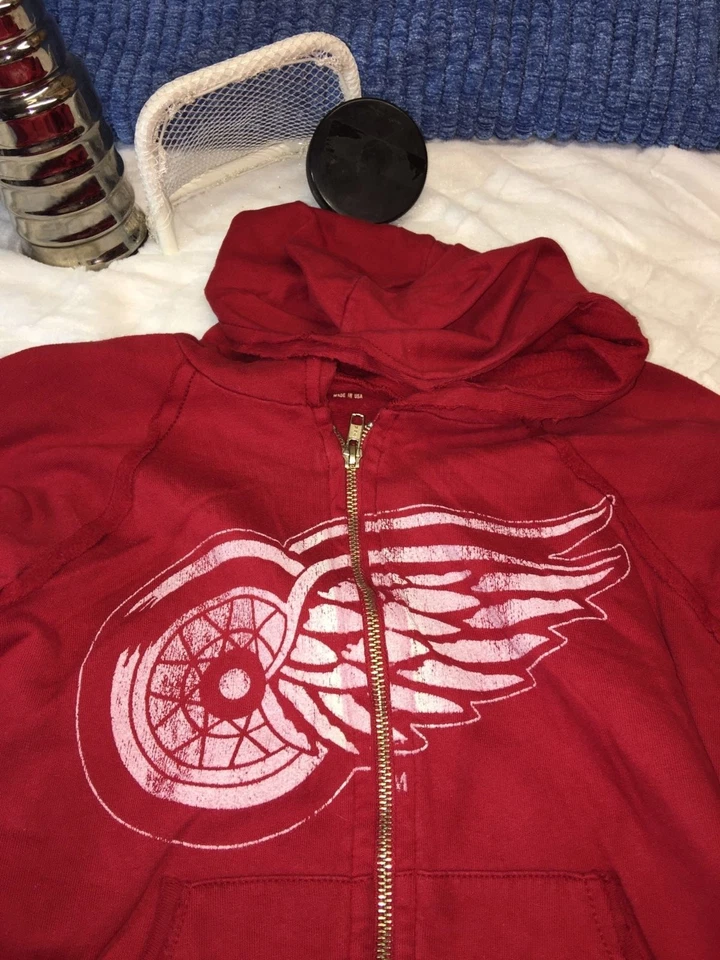 Detroit Red Wings Original Retro Brand Youth Medium M c24 Foto 1 de 4