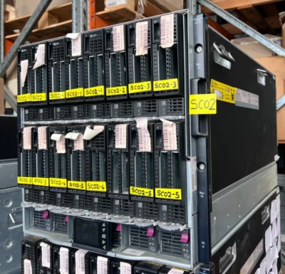 HP BladeSystem C7000 Enclosure | 16x BL460c G8 (Xeon E5-2680 v2/95 v2/37 v2/50) - Image 1 of 4