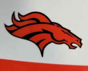 Calcomanías de mini casco de fútbol americano Denver Broncos 20 mil - Imagen 1 de 3