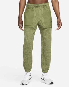 Pantalones de entrenamiento cónicos camuflados Nike Therma-FIT para hombre verde oliva, pequeños ~ ¡NUEVOS CON ETIQUETAS!¡! - Imagen 1 de 4