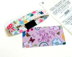 ZOX **I LOVE YOU MOM** Silver Single large NIP W/CARD - Picture 1 of 3