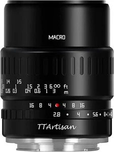 TTArtisan 40mm F2.8 Macro APS-C MFT Olympus/Panasonic M43 Mount - Picture 1 of 21