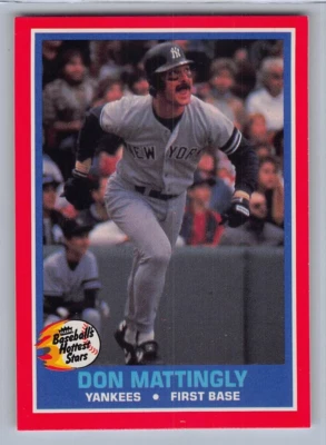 DON MATTINGLY 1987 Fleer BASEBALL'S HOTTEST STARS Card # 27 - NEW YORK YANKEES - Image 1 of 2