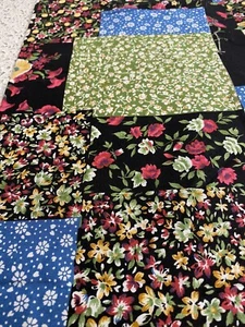 Daisy Cheater Patchwork Lightweight Cotton Blend Fabric Calico Florals 58"W YD - Picture 1 of 10