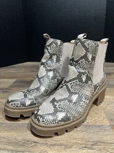 Universal Thread SZ 8 Snake Print Combat Boots - Picture 1 of 8