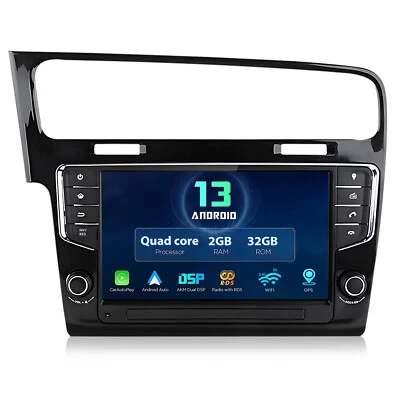 2+32GB Android 13 Autoradio Apple Carplay Kamera+ GPS Navi Für VW Golf 7 MK7 VII - Bild 1 von 4