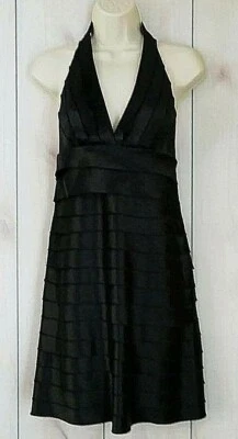 Twenty One Women's LBD Black Halter Babydoll Dress Ruffles Whimsigoth Witchcore - Image 1 of 4