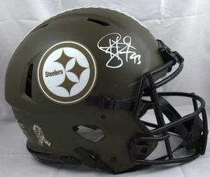 Troy Polamalu Signed Steelers F/S Salute Speed Authentic Helmet - Beckett W Holo - Picture 1 of 5