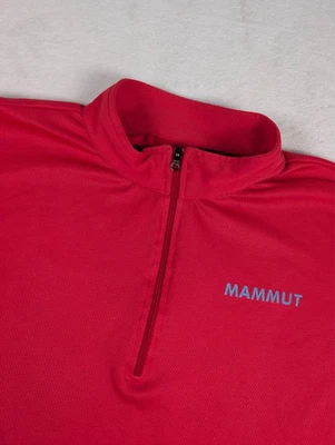 Pullover Mammut 1/4 Cremallera Para Hombre 2XL Rojo Ligero Rendimiento Exterior Foto 1 de 4