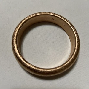 Brazalete Brazalete Exterior Oro Rosa 14k Solo Firmado MILOR Italia - Imagen 1 de 13