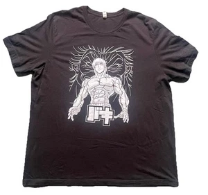 Camiseta estilo anime Baki The Grappler para hombre 3XL blanca y negra - Imagen 1 de 7