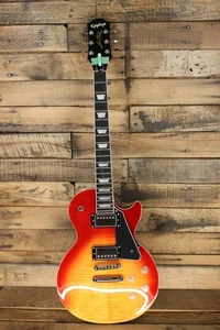 BESCHÄDIGT - Epiphone Les Paul moderne figurierte E-Gitarre #R4386 - Bild 1 von 12