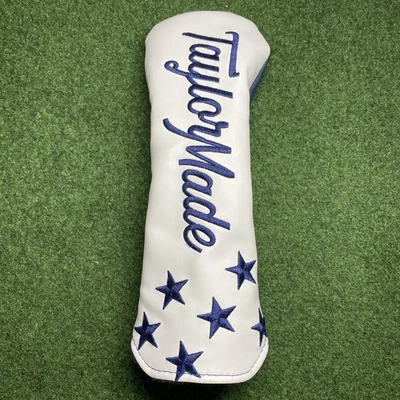 Cubierta híbrida TaylorMade - blanca - Blue Stars Script excelente estado Foto 1 de 4