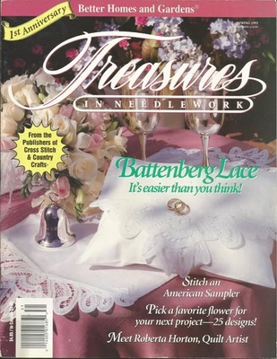 Treasures in Needlework Spring 1993 Magazine Foto 1 de 4