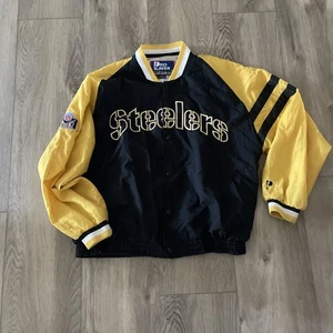 RARE Vintage Pro Player For Foot Locker Pittsburg Steelers Jacket Size XL - Bild 1 von 4