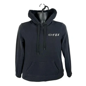 Fox Racing Black Youth Logo Hoodie Size Medium Moto Racing Biker - Picture 1 of 12