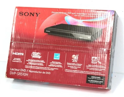 Sony 1080p Upscaling DVD Player - Black (DVPSR510H) *BRAND NEW* - Image 1 of 4