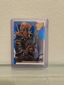2024 Marvel Masterpieces Platinum 92 Johnny Blaze Blue Precious Metal Gem 06/50 - Picture 1 of 6