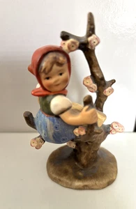 Vintage 1960s Girl In Apple Tree Bird Goebel West Germany Hummel TMK 3 Figurine - Picture 1 of 4