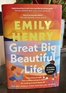 Great Big Beautiful Life By Emily Henry Hardback Reversible Jacket Sprayed Edge - Picture 1 of 5
