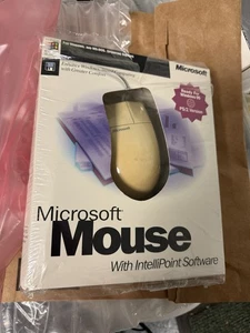 Vintage Microsoft Mouse Port Compatible PS2 2.0 PN 58267 With Box Discs And Docs - Picture 1 of 17