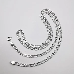 Vintage ausgefallene 925 Sterling Silber Kette Halskette, signiert feiner Schmuck - Bild 1 von 5