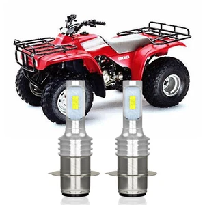 Super White 80 Watts LED Headlights Bulbs For Honda Fourtrax TRX 300 1988- 2000 - Picture 1 of 10