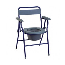 Sedia comoda Wc Per Anziani e disabili Sedia wc Pieghevole in acciaio Termigea