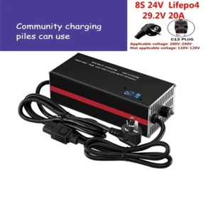 Output 29.2V Schnellladen Ladegerät Current 20A for 8S 24V LiFePo4 Akku Pack - Picture 1 of 8