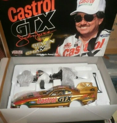 NHRA 1/24 JOHN FORCE RCCA 1998 7X CHAMP CASTROL MUSTANG 1/2000 # 291 - Image 1 of 2