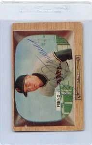 1955 Bowman #57 Bob amico pirati auto firmata *H3327 - Foto 1 di 2