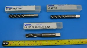 Galtona 3/8" UNF HSS Gewindebohrer Spiral / Spiralflöte / QSF. NEU - Typ auswählen: - Bild 1 von 7