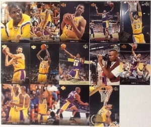 1995-96 UPPER DECK LOS ANGELES LAKERS TEAM SET ERVIN MAGIC JOHNSON AC GREEN - Picture 1 of 2