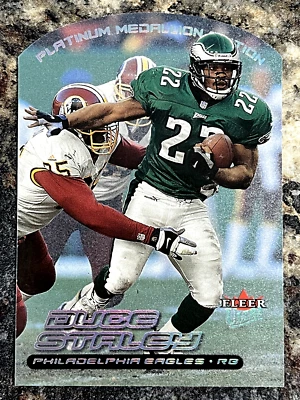 Duce Staley 2000 Fleer Ultra Platinum Medallion 48/50 Philadelphia Eagles - Image 1 of 2