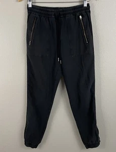 Athleta Womens Size 2 Washed Black Farallon Jogger Pant Drawstring Waist - Picture 1 of 4