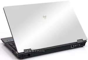 WHITE Vinyl Lid Skin Cover Decal fits HP ProBook 6550b Laptop - Picture 1 of 1