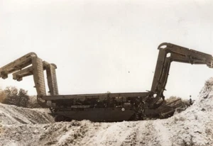 Kent Upnor Centurion Panzer Klappbrücke Arche aufklappbar altes Pressefoto 1963 - Bild 1 von 4