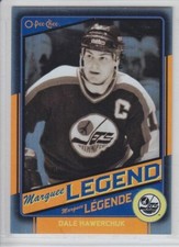 2012-13 O PEE CHEE DALE HAWERCHUK RAINBOW BLACK /100 MARQUEE LEGEND #550 OPC Jet