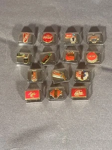 11 Coca Cola Casa Doro Italian Charms Licensed Authentic New Wholesale Lot - Picture 1 of 2