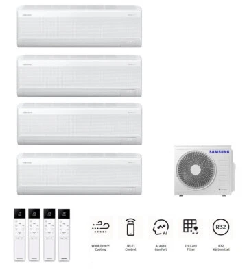 SAMSUNG WindFree Avant S2 Multi 3x2,5+5,0kW Klimaanlage WiFi R32 Aggregat 10,0kW - Bild 1 von 4