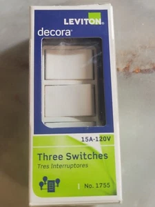 pila tre interruttori leviton decora - Foto 1 di 3