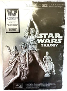 Star Wars Trilogy Episode's IV V VI + Bonus Disc 4 Disc DVD Box Set Region 4 - Picture 1 of 16