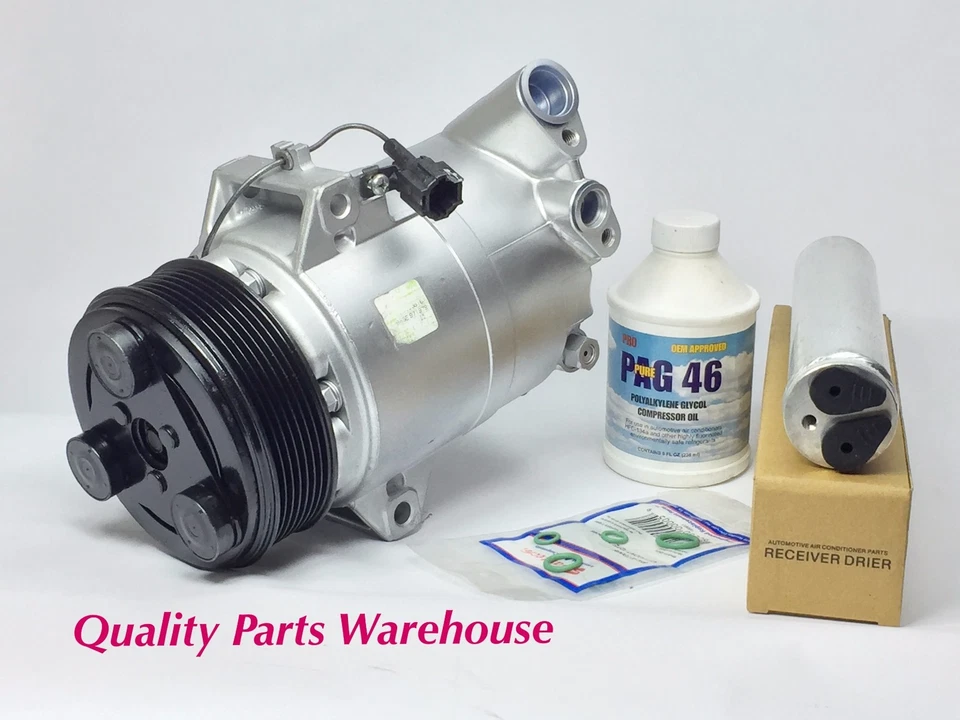 Compresor de aire acondicionado remanufacturado + secador nuevo para Nissan Pathfinder 2005-2012 con garantía Foto 1 de 2