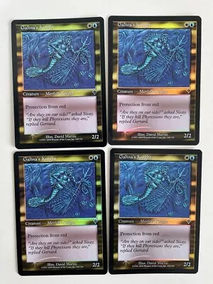 MTG 4X FOIL INVASION GALINA'S KNIGHT NM MAGIC THE GATHERING CREATURE COMMON - Image 1 of 4