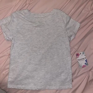 Bearpaw Girls Heather Gray Short Sleeve T-Shirt 7/8 NWT - Picture 1 of 6