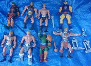 MOTU 200X Action Figure Lot He-Man Mer-Man At Arms Sy Klone Masters Of Universe  - Picture 1 of 16