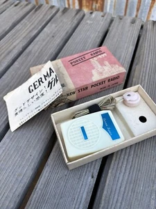 GERMA SUPER Crystal Radio In Box JAPAN - Picture 1 of 8