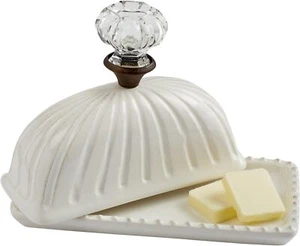 Mud Pie Door Knob Butter Dish - Picture 1 of 1